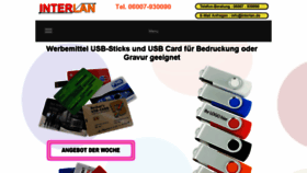 What Usb-stick-logo.de website looked like in 2018 (5 years ago)
