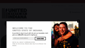 What Unitedstateofindiana.com website looked like in 2018 (5 years ago)