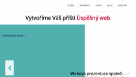 What Uspesny-web.cz website looked like in 2018 (5 years ago)