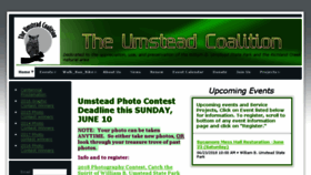 What Umsteadcoalition.org website looked like in 2018 (5 years ago)