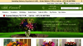 What Uaeflowers.com website looked like in 2018 (5 years ago)