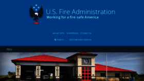 What Usfa.fema.gov website looked like in 2018 (5 years ago)