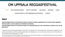 What Uppsalareggaefestival.se website looked like in 2018 (5 years ago)