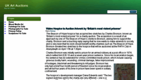 What Ukartauctions.com website looked like in 2018 (5 years ago)