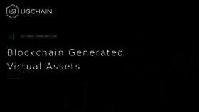 What Ugchain.org website looked like in 2018 (5 years ago)