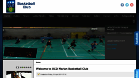 What Ucdmarian.com website looked like in 2018 (5 years ago)
