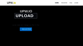 What Upw.io website looked like in 2018 (5 years ago)