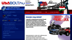 What Usabolt.hu website looked like in 2018 (5 years ago)