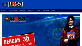 What Unsa.ac.id website looked like in 2018 (5 years ago)