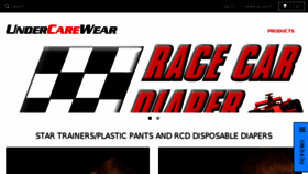 What Undercarewear.com website looked like in 2018 (5 years ago)