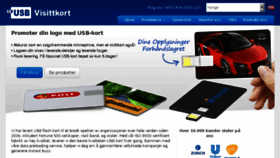 What Usb-visittkort.no website looked like in 2018 (5 years ago)