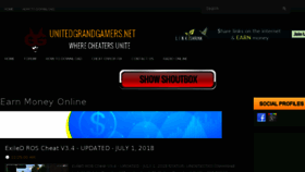 What Unitedgrandgamers.net website looked like in 2018 (5 years ago)