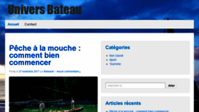 What Universbateau.fr website looked like in 2018 (5 years ago)