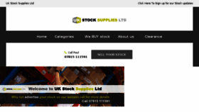 What Ukstocksupplies.co.uk website looked like in 2018 (5 years ago)