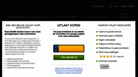 What Uitlaatdiscounter.nl website looked like in 2018 (5 years ago)