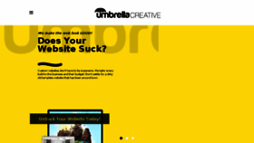 What Umbrellacreative.com.au website looked like in 2018 (5 years ago)