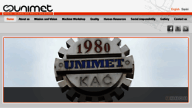 What Unimet.rs website looked like in 2018 (5 years ago)