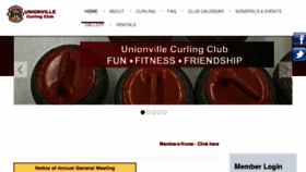 What Unionvillecurlingclub.com website looked like in 2018 (5 years ago)