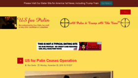 What Us4palin.com website looked like in 2018 (5 years ago)