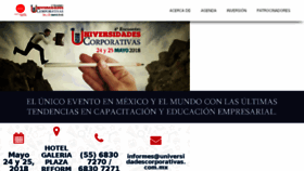 What Universidadescorporativas.com.mx website looked like in 2018 (5 years ago)
