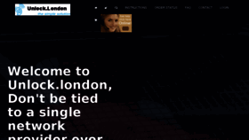 What Unlock.london website looked like in 2018 (5 years ago)