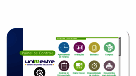 What Unimestre.escolabarao.com.br website looked like in 2018 (5 years ago)