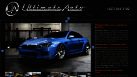 What Ultimateauto.com website looked like in 2018 (5 years ago)