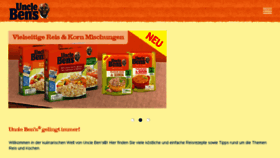 What Unclebens.at website looked like in 2018 (5 years ago)