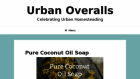 What Urbanoveralls.net website looked like in 2018 (5 years ago)