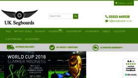 What Uksegboards.co.uk website looked like in 2018 (5 years ago)