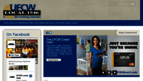 What Ufcwlocal1546.org website looked like in 2018 (5 years ago)