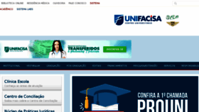 What Unifacisa.edu.br website looked like in 2018 (5 years ago)