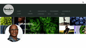 What Umahro.dk website looked like in 2018 (5 years ago)