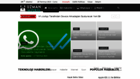 What Uzmanmobil.com website looked like in 2018 (5 years ago)