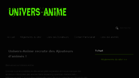 What Univers-animeiz.net website looked like in 2018 (5 years ago)