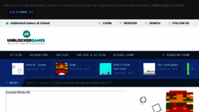 What Unblocked-games.me website looked like in 2018 (5 years ago)