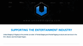 What Unitedstaging.com website looked like in 2018 (5 years ago)