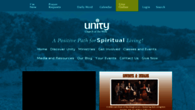 What Unityhills.org website looked like in 2018 (5 years ago)