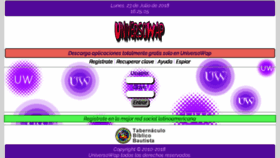 What Universowap.com website looked like in 2018 (5 years ago)