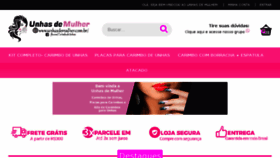 What Unhasdemulher.com.br website looked like in 2018 (5 years ago)