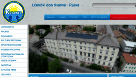 What Ucenickidomkvarner.hr website looked like in 2018 (5 years ago)