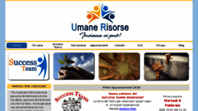What Umanerisorse.it website looked like in 2018 (5 years ago)