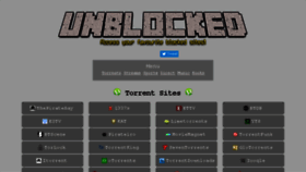 What Unblocked.sh website looked like in 2018 (5 years ago)