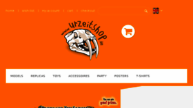 What Urzeitshop.de website looked like in 2018 (5 years ago)