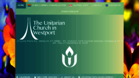 What Uuwestport.org website looked like in 2018 (5 years ago)