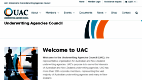 What Uac.org.au website looked like in 2018 (5 years ago)
