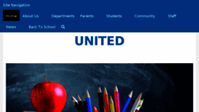 What Unitedisd.org website looked like in 2018 (5 years ago)
