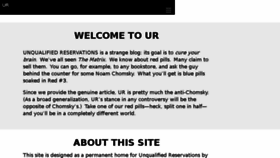 What Unqualified-reservations.com website looked like in 2018 (5 years ago)