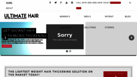 What Ultimatehairdynamics.com website looked like in 2018 (5 years ago)
