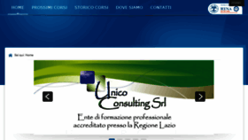 What Unicoconsulting.com website looked like in 2018 (5 years ago)